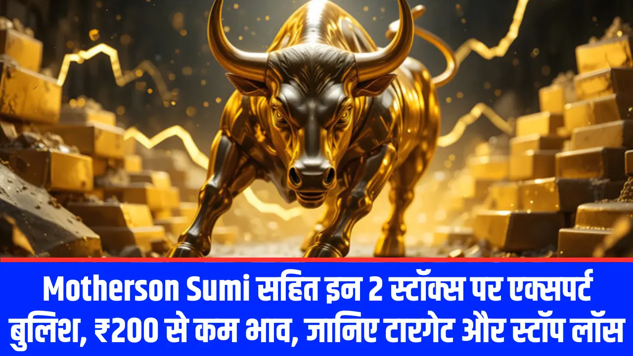 Motherson Sumi सहित इन 2 स्टॉक्स पर एक्सपर्ट बुलिश, ₹200 से कम भाव, जानिए टारगेट और स्टॉप लॉस